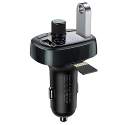 BASEUS S09 T Typed 3.4A Dual USB Ports Bluetooth MP3 Car Charger Support TF Card/U Disk/FM Transmitter