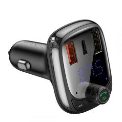 Baseus S13 PPS Quick Charger T-Typed Car Charger Wireless Bluetooth MP3 Charger