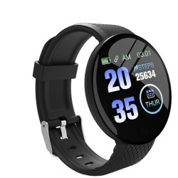 AR18 Smart Watch Waterproof Fitness Tracker - Black