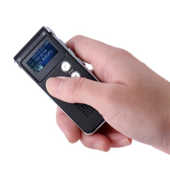 V333 8GB Digital Audio Voice Recorder With Mp3 Option