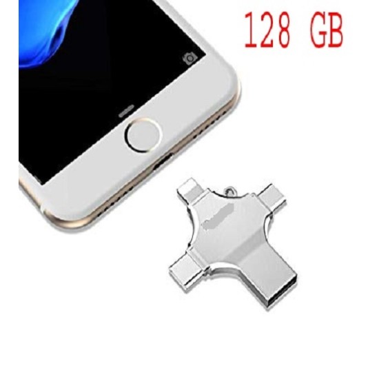 128GB OTG Flash Drive 4 Option Pen Drive USB 3.0