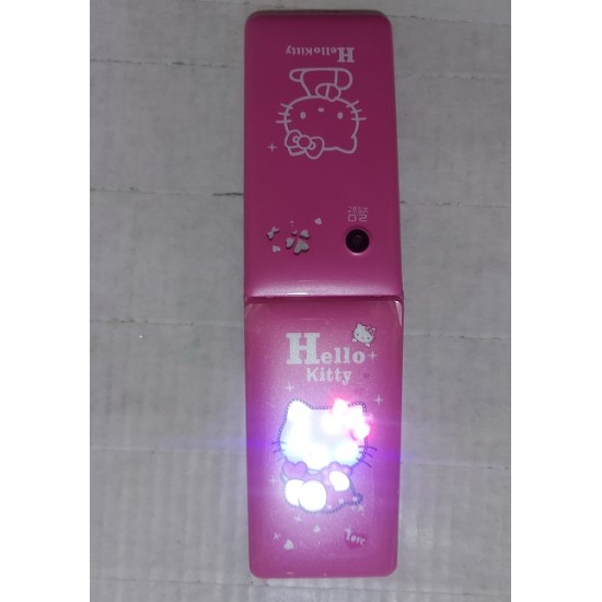 Hello Kitty D10 Folding Mobile Phone Touch Display Dual Sim - Pink