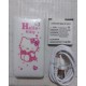 Hello Kitty Folding Mobile Phone D10 Touch Display Dual Sim - White 