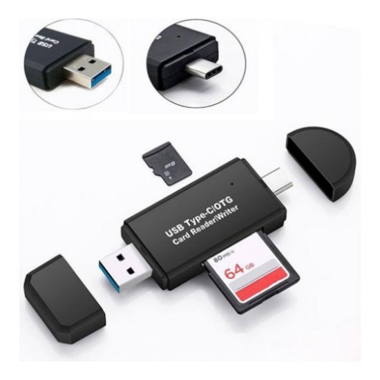 OTG Card Reader USB Type C Option 