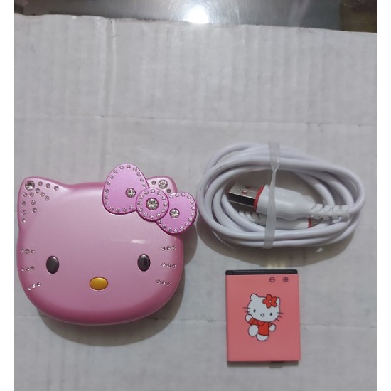 Hello Kitty Taiml K688 Mini Folding Mobile Phone