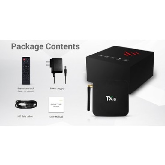 Tanix TX6 4GB RAM 32GB ROM Android TV Box Wifi 
