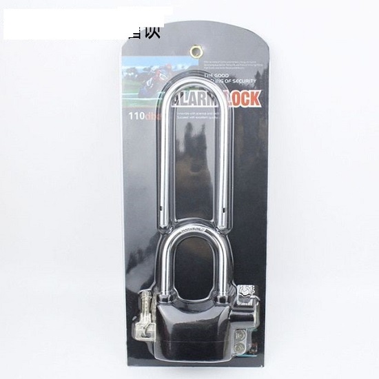 Bicycle Alarm Lock Anti-Theft Padlock SIZE Big