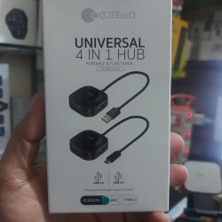 Coteeta Universal Card Reader 3 USB Hub Type-C in-port