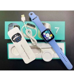 N76 Smart Watch Waterproof Series 7 Calling Option - Blue