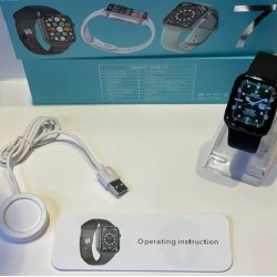 N76 Smart Watch Waterproof Series 7 Calling Option - Black