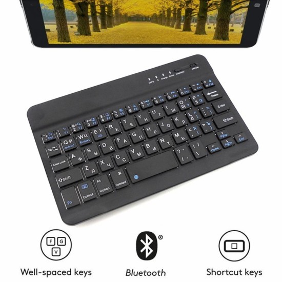 BD020 Bluetooth Keyboard 7 inch Universal Device for Android Windows iOS