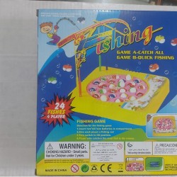 Fishing Game Kids Toy 24 Fishes 4 Players