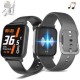 F25 Smart Watch Body Temperature Sport Fitness Tracker Water-proof - Black 