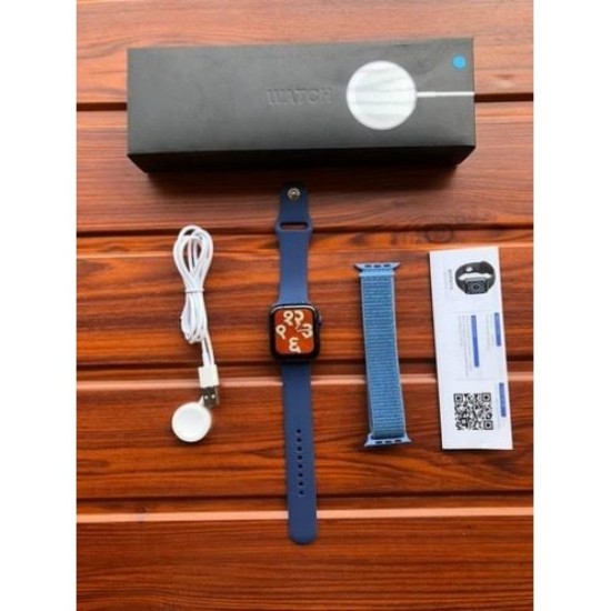 FK99 Plus Smart watch Dual Belt Waterproof Call Option Watch Faces - Blue