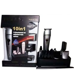 Daline DL-1015 Rechargeable 10 In 1 Grooming Kit Shaver And Trimmer 