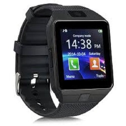 DZ09 Smart Watch Full Touch Display Call SMS Camera Mobile Watch - Black