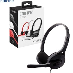 Edifier K550 Single Plug Headphone - Black