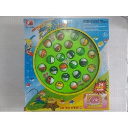 Fishing Game Kids Toy 24 Fishes 4 Players