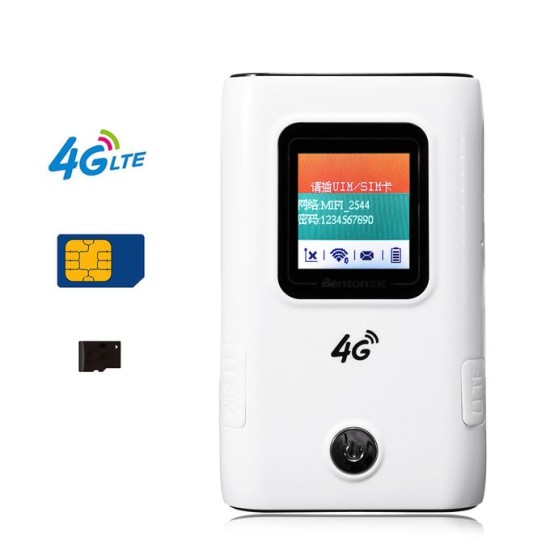 4G Wifi Pocket Router Power Bank 6000mAH With Sim Card