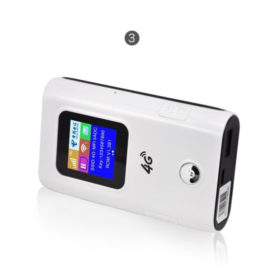 4G Wifi Pocket Router Power Bank 6000mAH With Sim Card