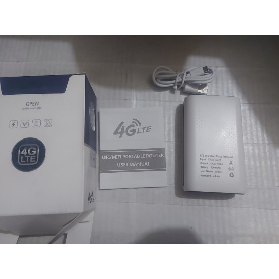 4G Wifi Pocket Router Power Bank 6000mAH With Sim Card