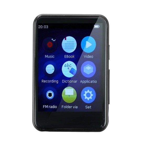 BENJIE X5 Full Touch Screen Bluetooth MP3 And Mp4 Player 16GB With Built-in Speaker