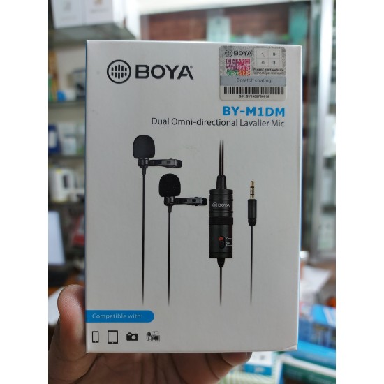 Boya BY-M1DM Dual Microphone - Master Copy
