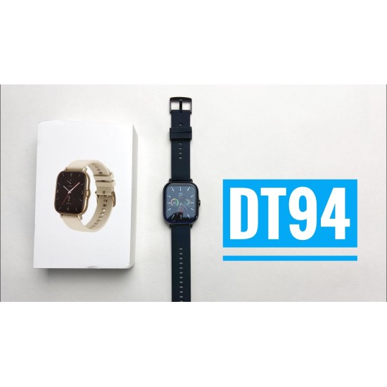 DT94 Smart watch Full Touch Display Waterproof Bluetooth smartwatch - Black