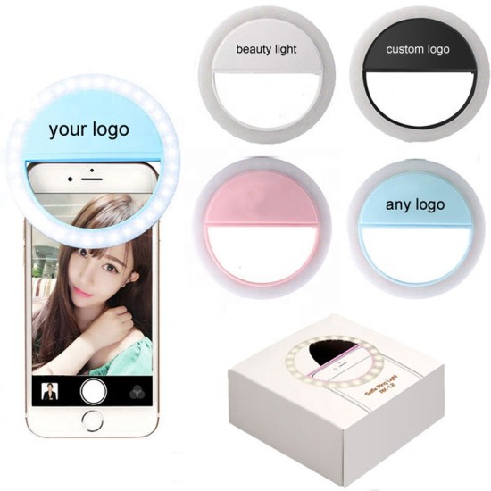 Mini Selfie Ring Light Rechargeable