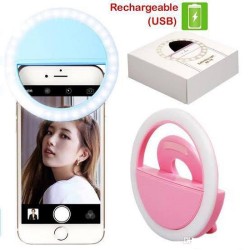 Mini Selfie Ring Light Rechargeable