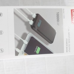 Lenovo CH05 Dual input Dual output 10000mAh Power Bank LED Display - ( Original )