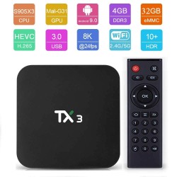 TX3 Mini Android TV Box 4GB RAM 64GB ROM