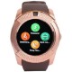 V8 Smart Mobile Watch Bluetooth Touch Screen Single Sim with Camera - Gold