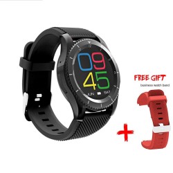 G8 Smart Watch Direct Call Option Bluetooth Call Touch Display Dual Belt - Black