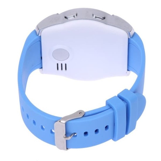 V8 Smart watch Bluetooth Touch Screen Single Sim with Camera - Blue