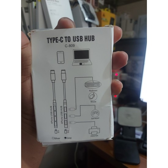 Type-C Hub 4 Port USB 3.0 Hub Super Speed 5Gbps