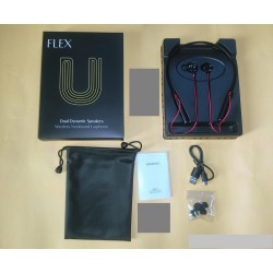 Wavefun Flex U Dual Dynamic Speakers Wireless Neckband Earphone Bluetooth Headphone Wavefun Flex U Dual Dynamic Speakers Wireless Neckband Earphone Bluetooth Headphone