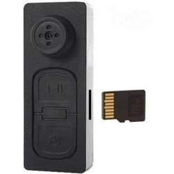 Button Video Camera TF 720P 32GB Memory Card Supported	