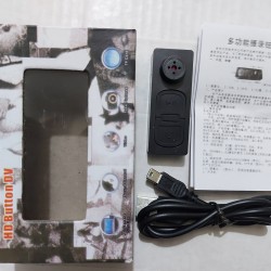 Button Video Camera TF 720P 32GB Memory Card Supported	