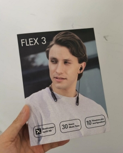 Wavefun Flex 3 Neckband Bluetooth Headphones 30 Hour Charge