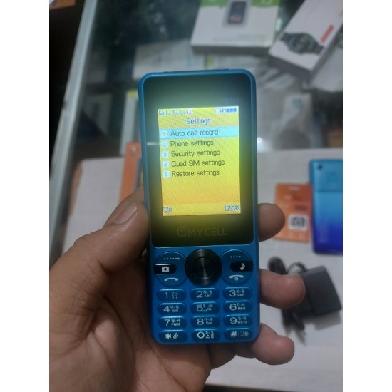 Mycell FS102 4 Sim Mobile Phone With Warranty