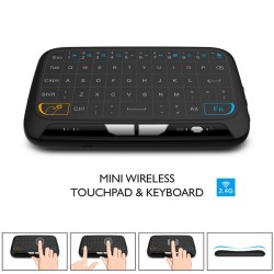 H18 Full Touchpad Mini Wireless Keyboard Rechargeable