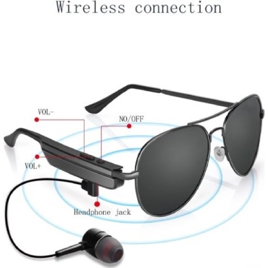 AR12 Smart Bluetooth Headset  polarized Sunglasses Call and Music