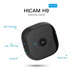 H9 Mini Camera Night Vision Motion Detection