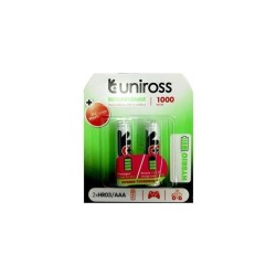 Uniross Rechargeable AAA Hybrio Battery- Original