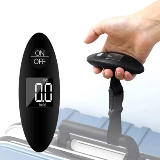 Digital Luggage Scale 40kg LCD Display Travel Handheld Weighing Luggage