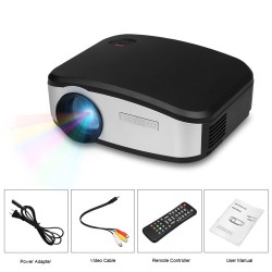 C6 Mini LED Projector With built-in TV Card