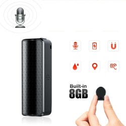 Q70 Mini Voice Recorder 8GB USB Waterproof 10 days continuous Recording