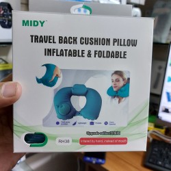 RH38 Travel Back Cushion Pillow inflatable & Foldable Adjusting Hand Pump