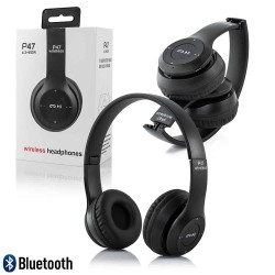 P47 Wireless Bluetooth Headphone FM Radio With SD Card Slot